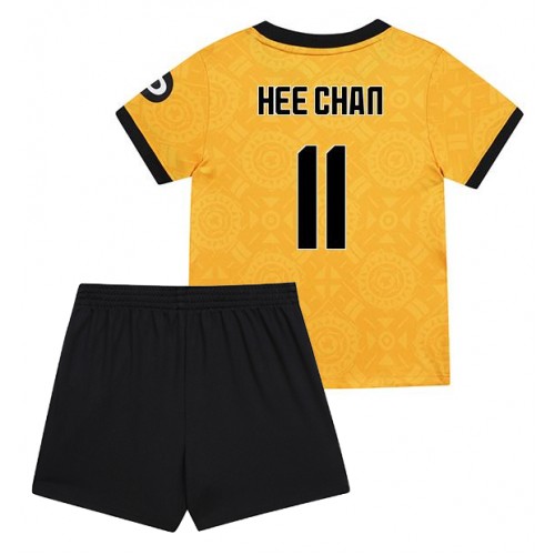 Stroje piłkarskie Wolves Hee-chan Hwang #11 Koszulka Podstawowej dla dzieci 2025-26 Krótki Rękaw (+ szorty)